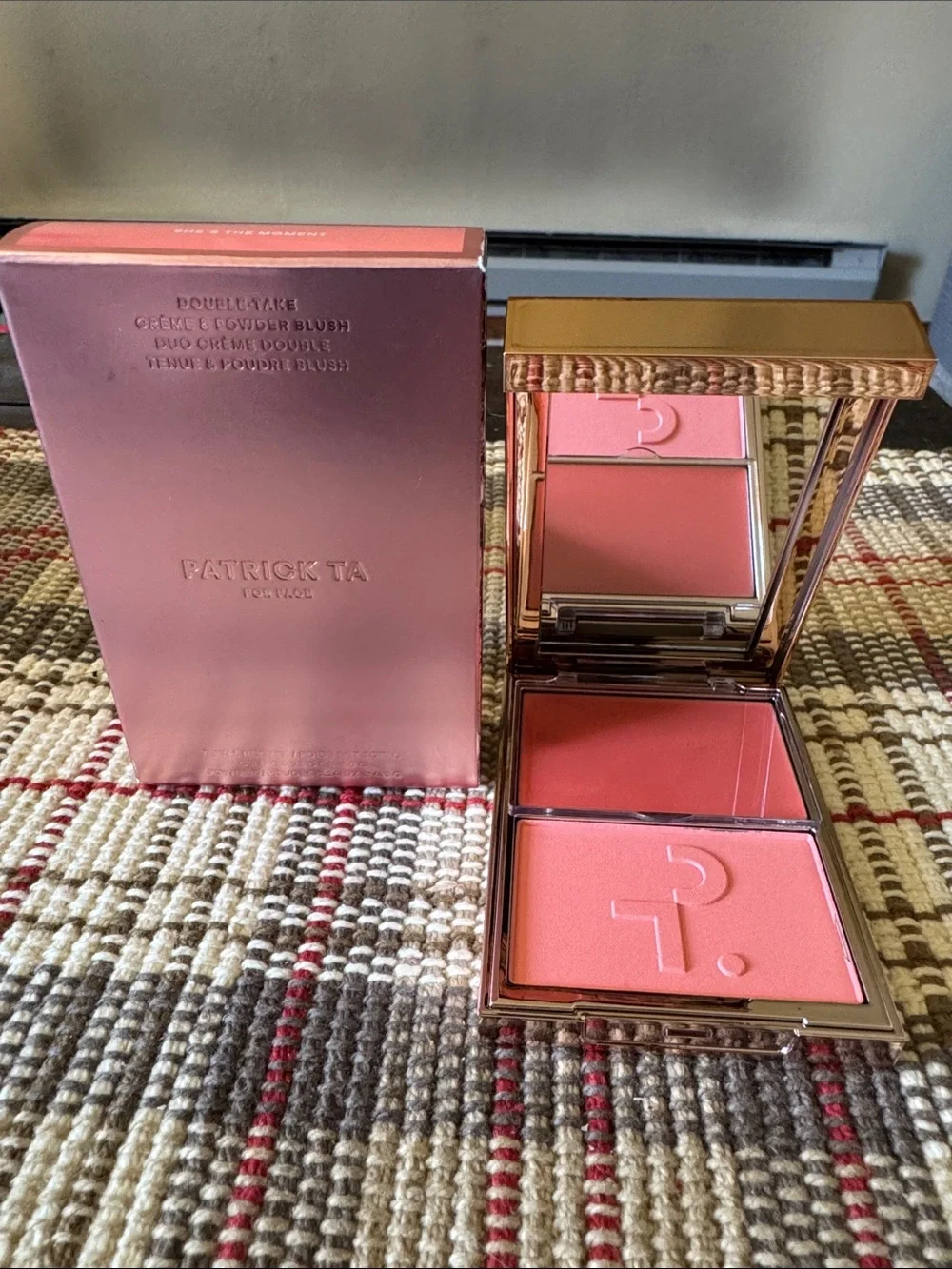Patrick Ta Double Take Cream & Powder Blush- She’s The Moment